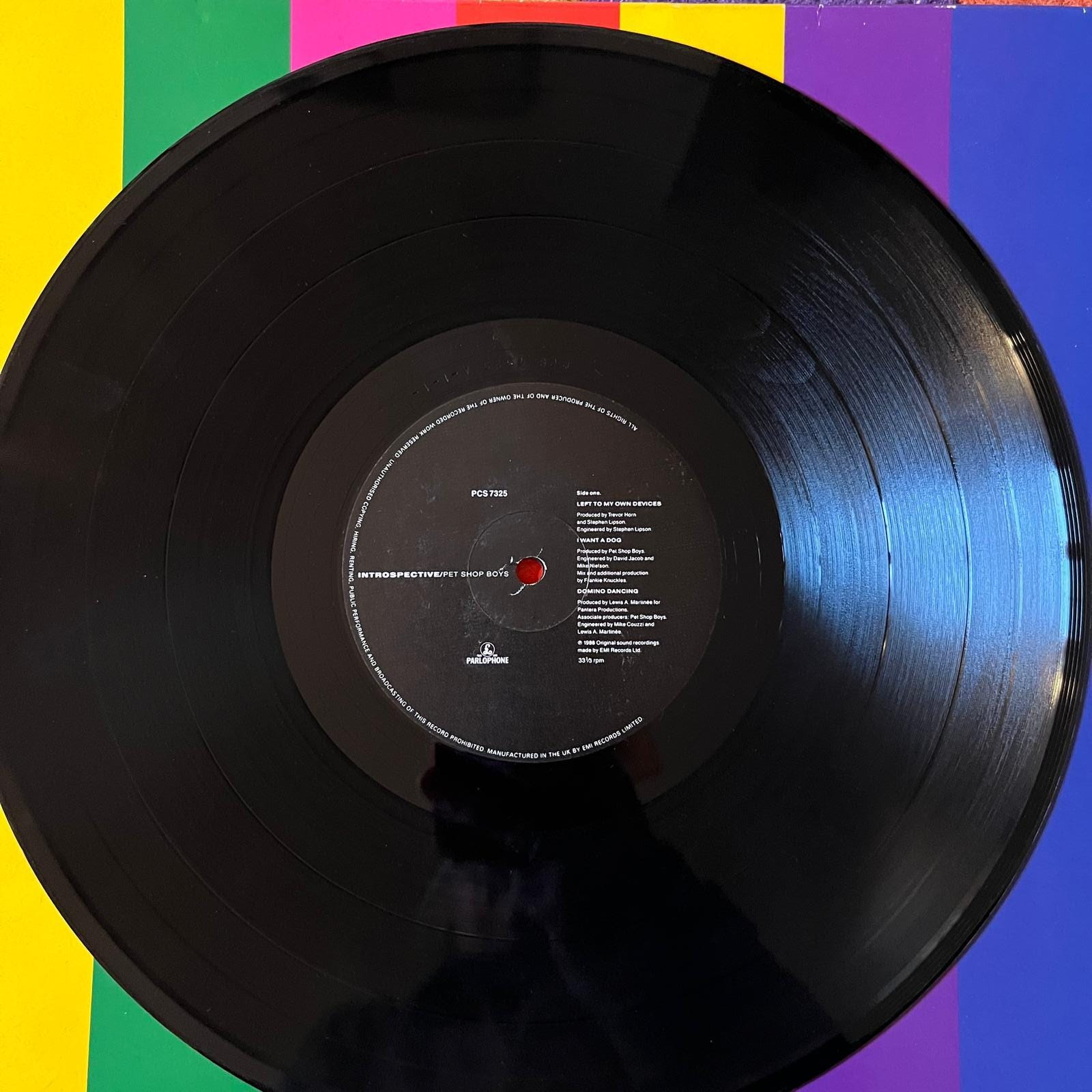 ペット・ショップ・ボーイズ、イントロスペクティブ/ レコード