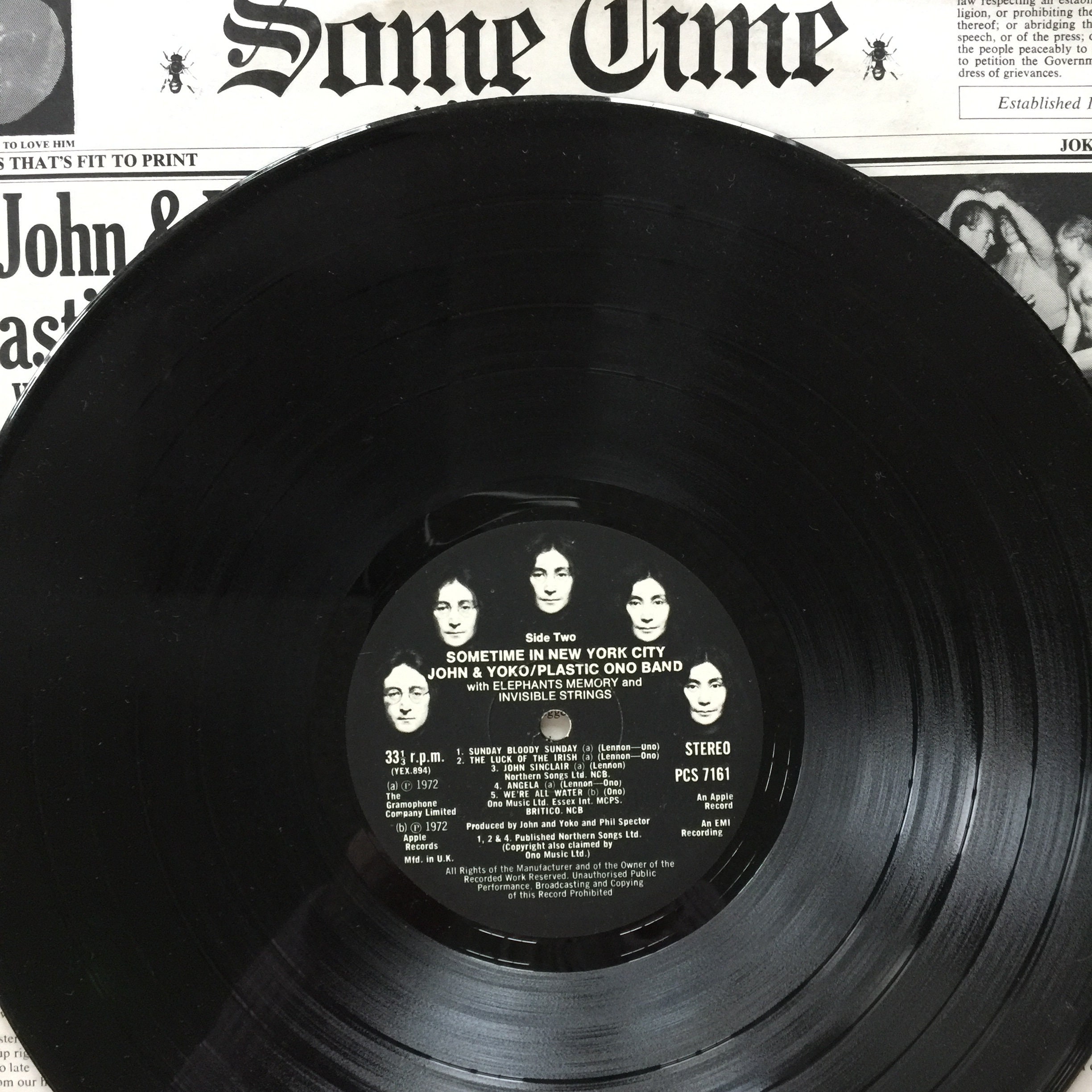 John & Yoko / Plastic Ono Band, Some Time in New York City / Vinyl