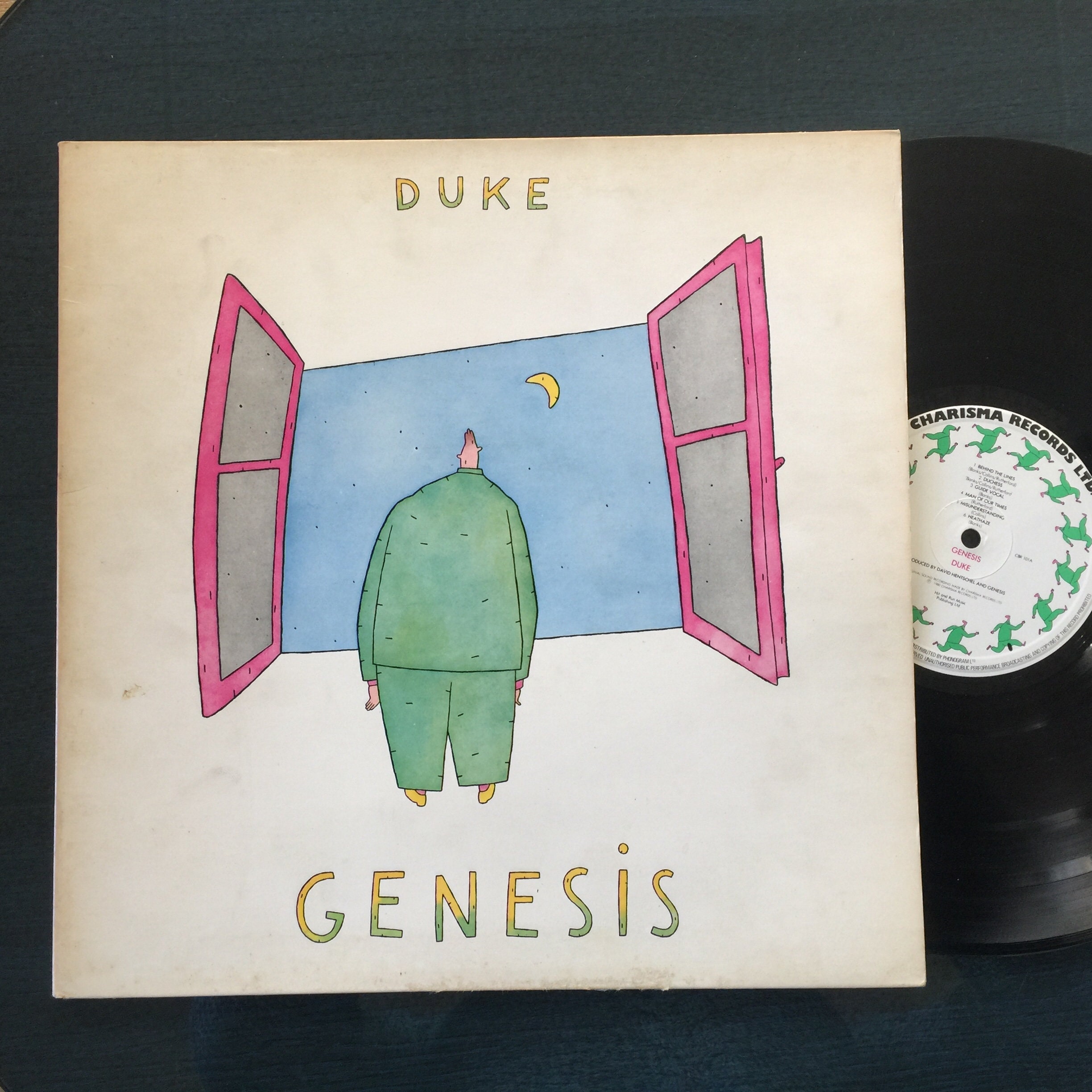 Genesis DUKE レコード Genesis Duke + Insert German Vinyl LP — RareVinyl.com