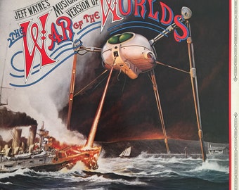 Jeff Wayne's musical Version of The War of the Worlds, dubbel album, vouw/vinyl