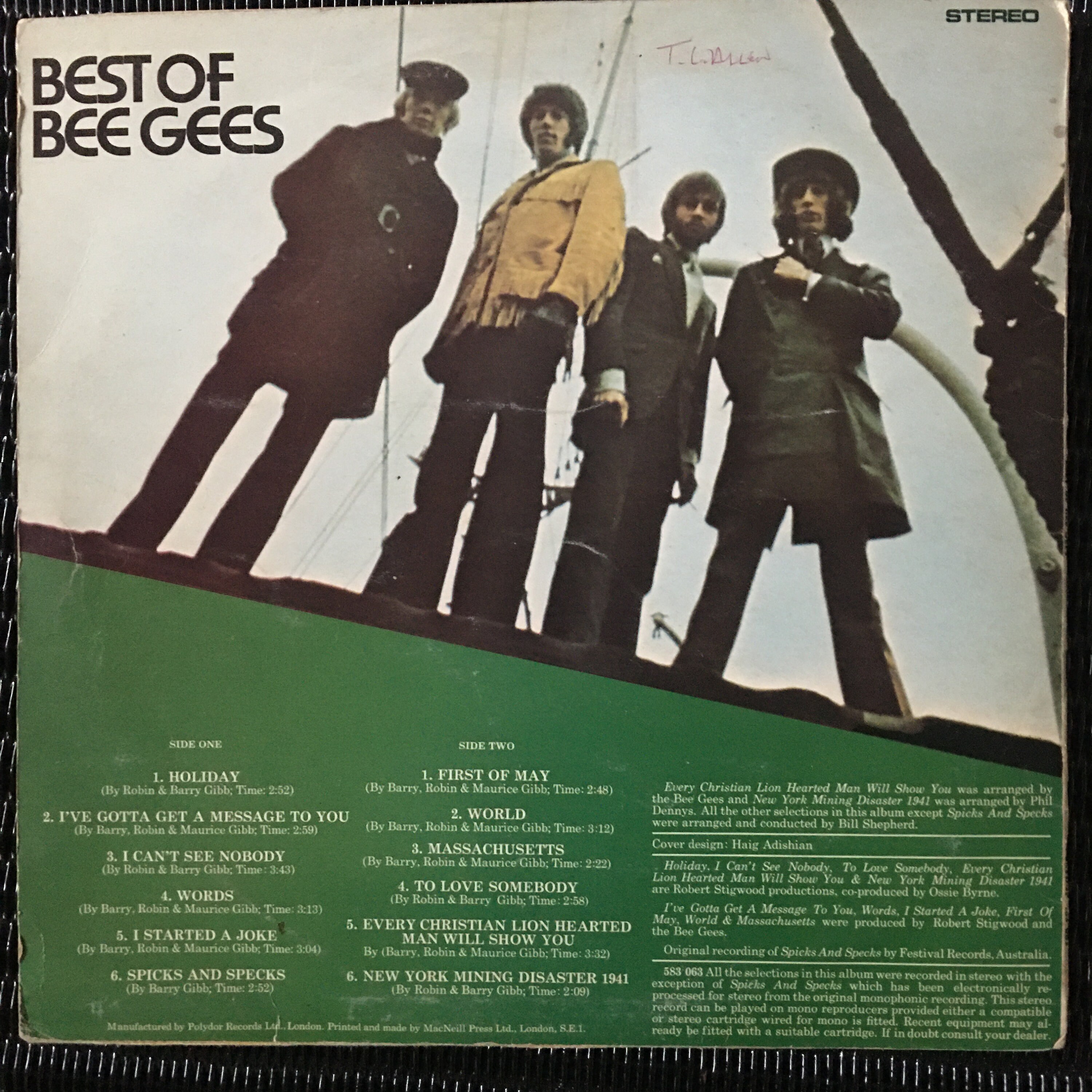 Best Of Bee Gees LP - Bee Gees Official Store