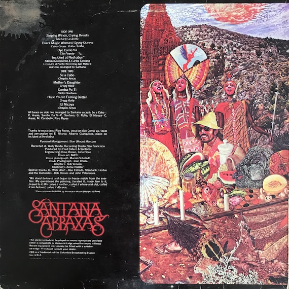 Santana, Abraxas / Vinyl - Etsy