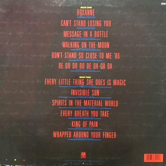 The Police, Every Breath You Take / Vinyl - Etsy