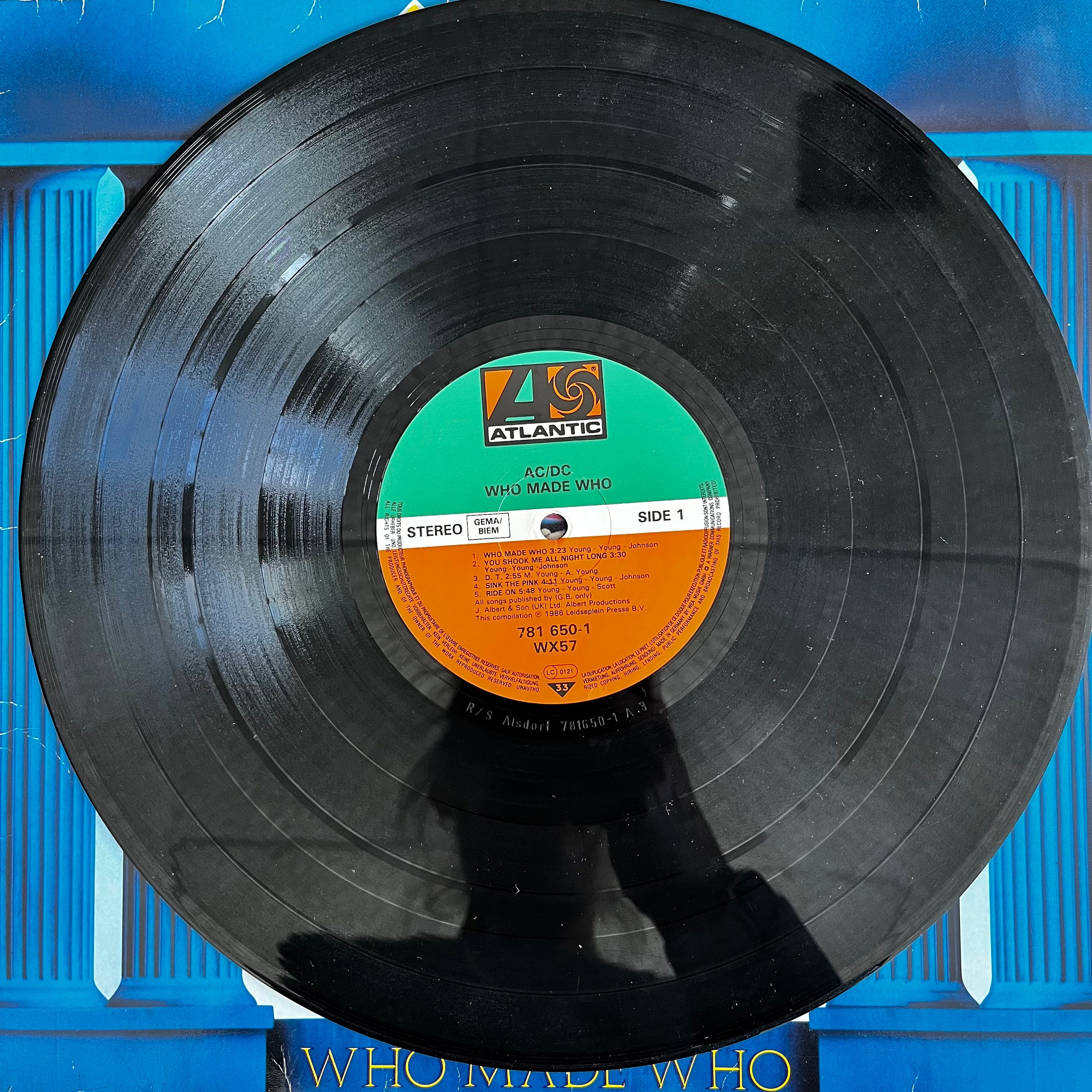 AC/DC – Who Made Who – Vinyl (CRC, LP, Album + 3 more), 1986