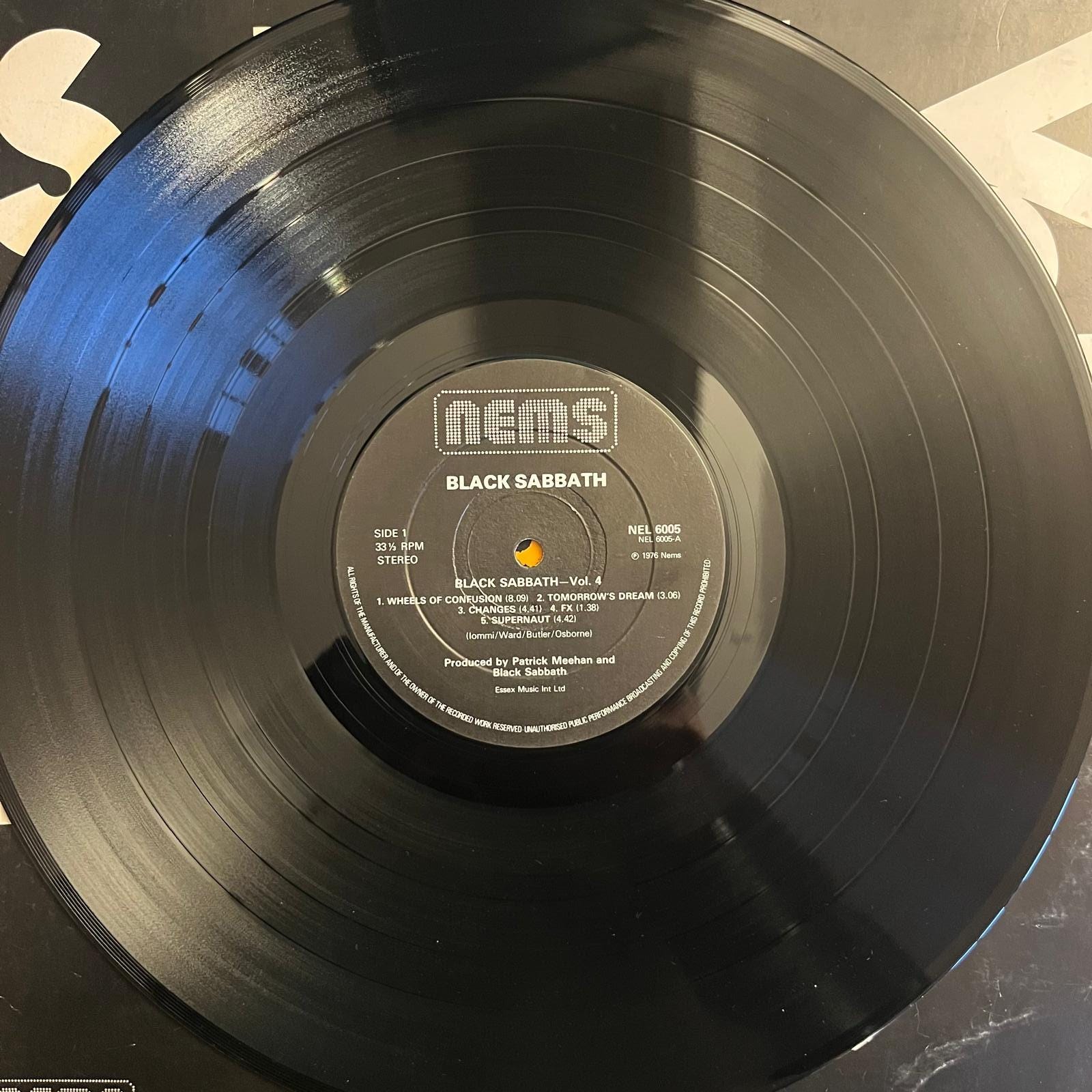 Black Sabbath Vol.4 NEMS 国内盤 LP レコード Black Sabbath, Vol 4/ Vinyl Record/ Gift / Groovevinyl - Etsy