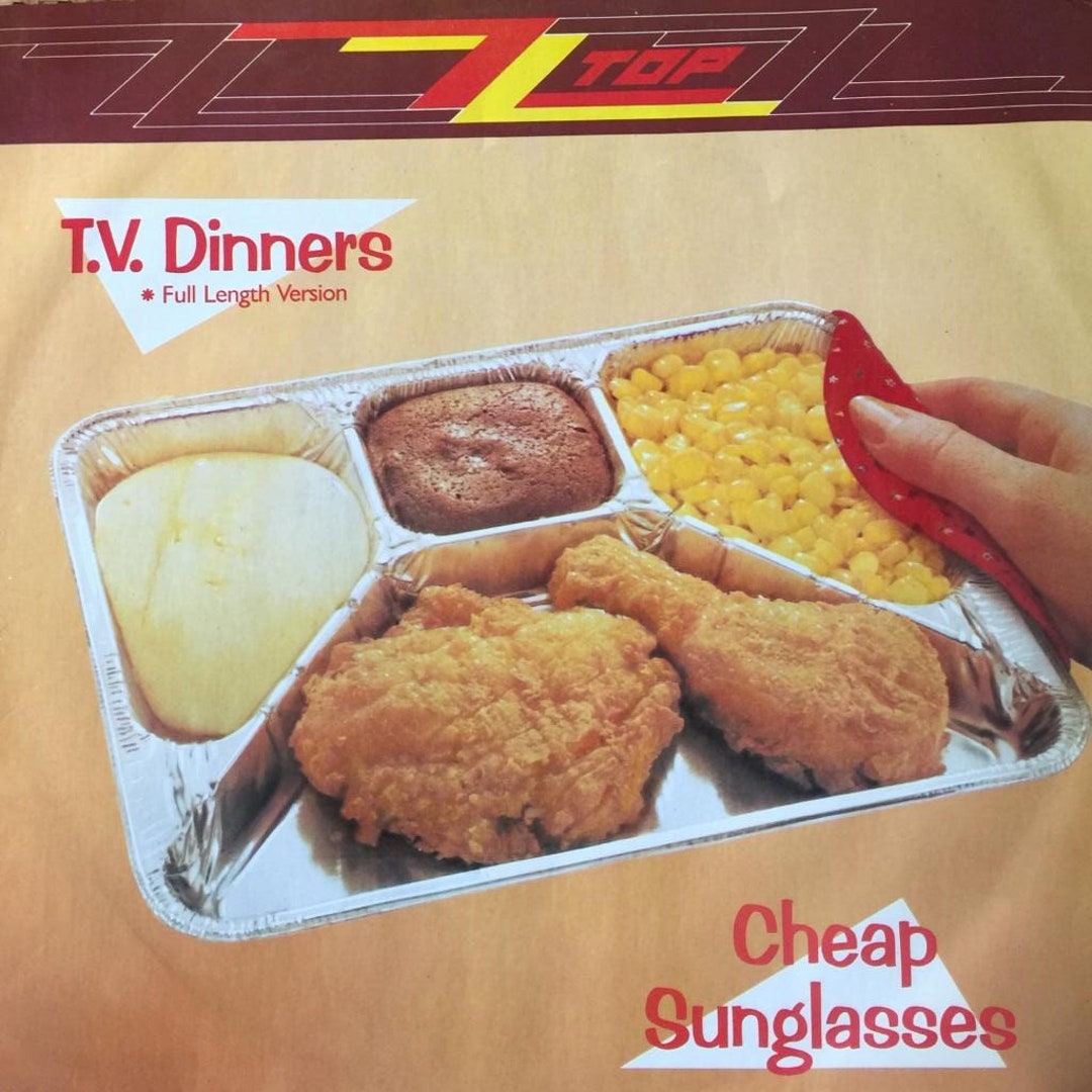 ZZ Top ,cheap Sunglasses, T.V. Dinners / Vinyl / 12 Inch /gift Etsy