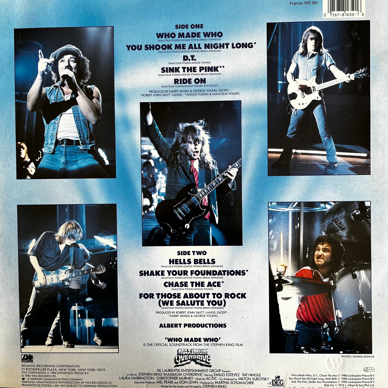 ACDC, Who Made Who / Vinyl - Etsy