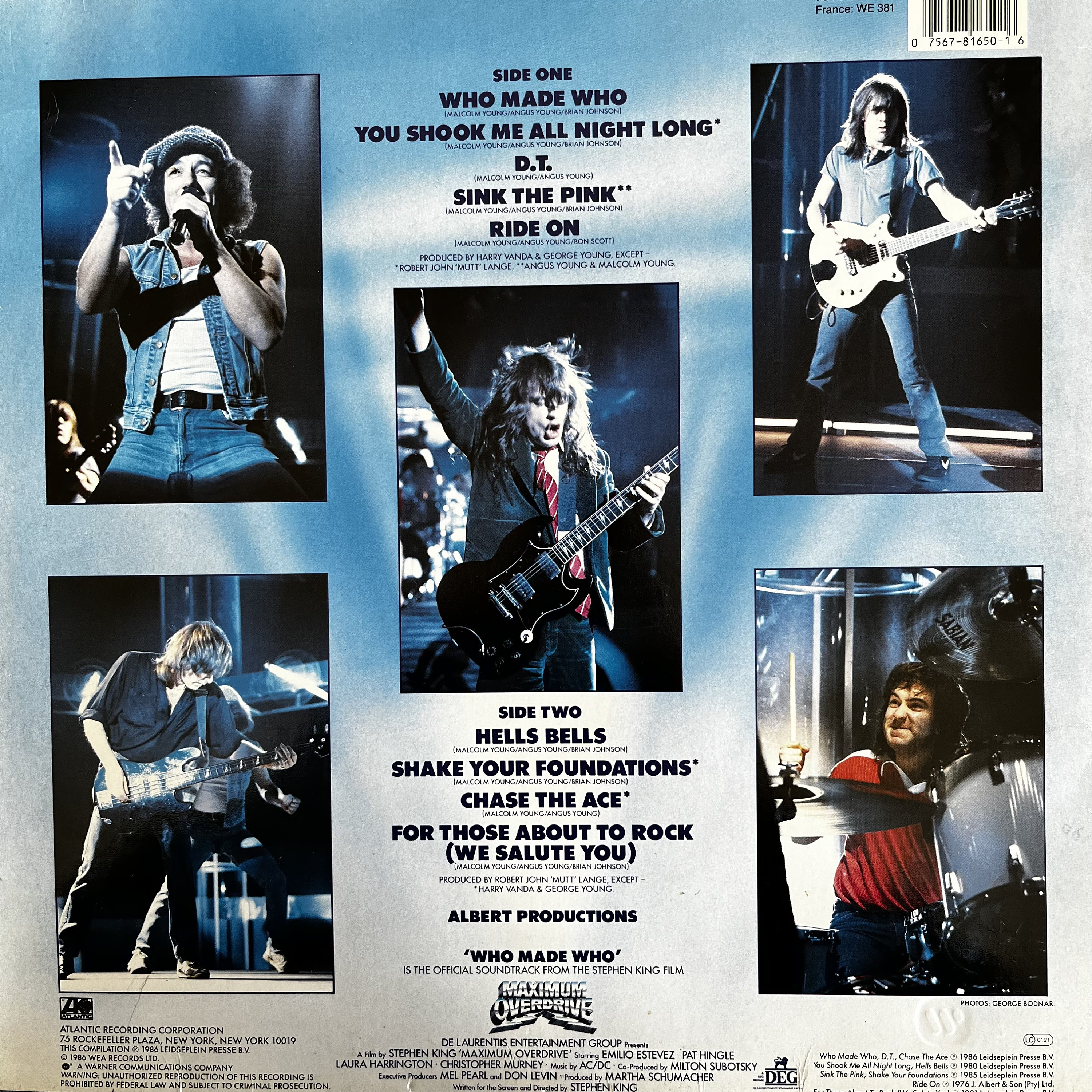 ACDC, Who Made Who / Vinyl - Etsy