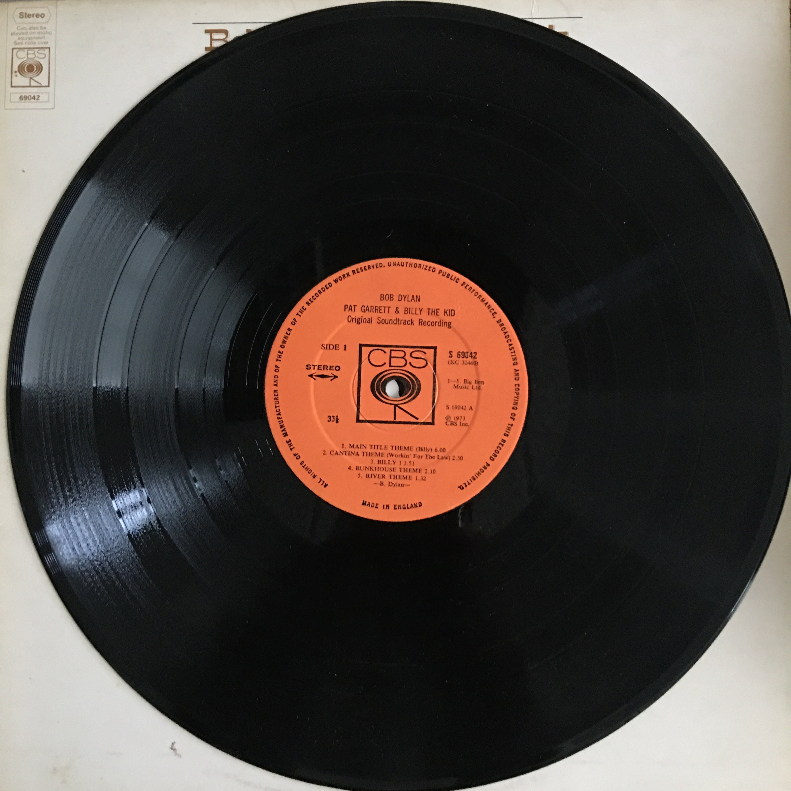 Bob Dylan pat Garrett & Billy the Kid Soundtrack / Vinyl - Etsy