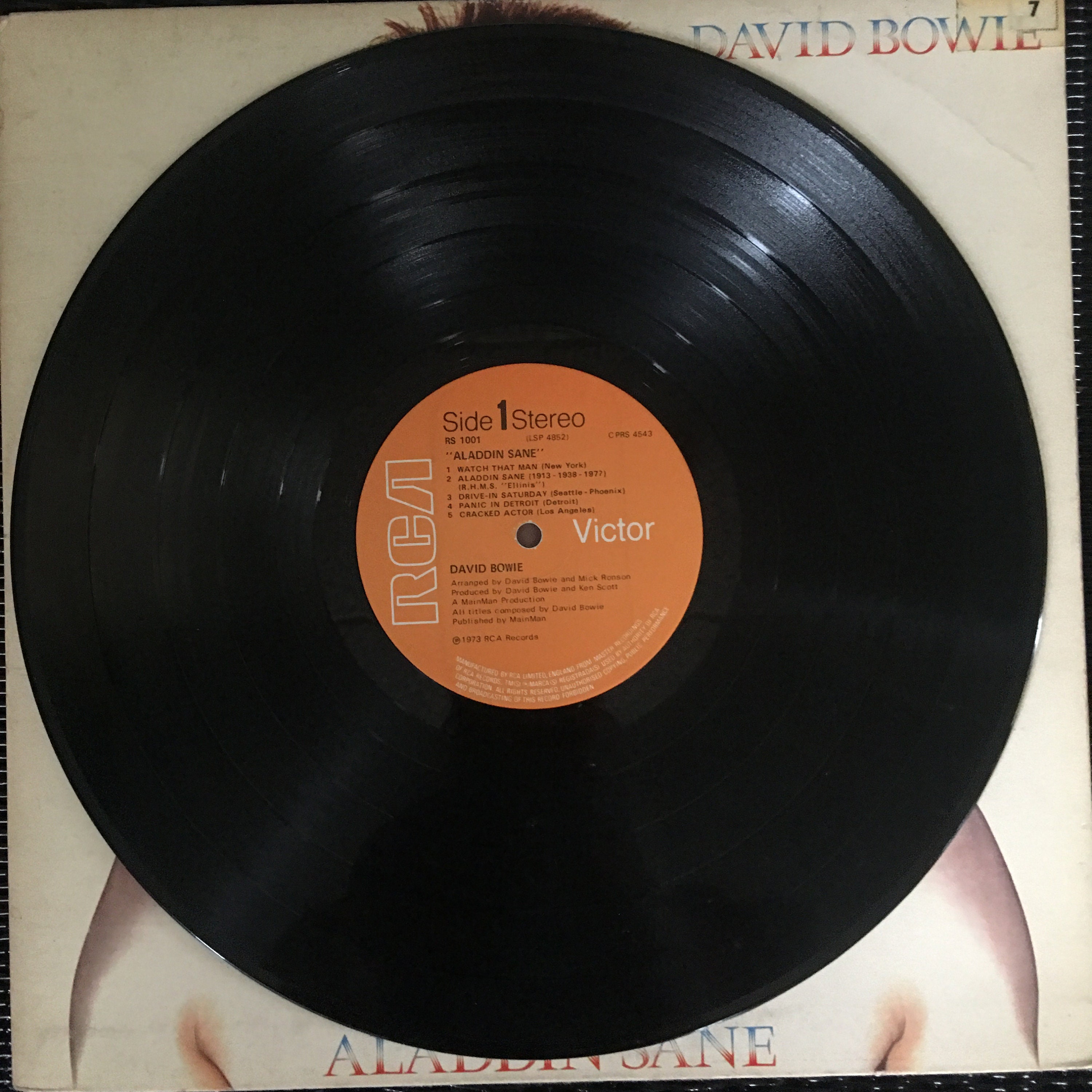 David Bowie Aladdin Sane レコード David Bowie Aladdin Sane レコード