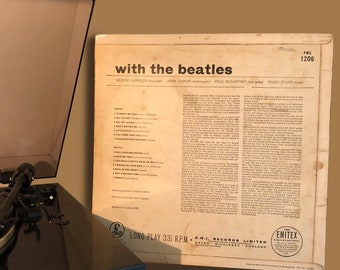 With the Beatles, MONO Original 1963 2nd Pressing PMC 1206 RARE