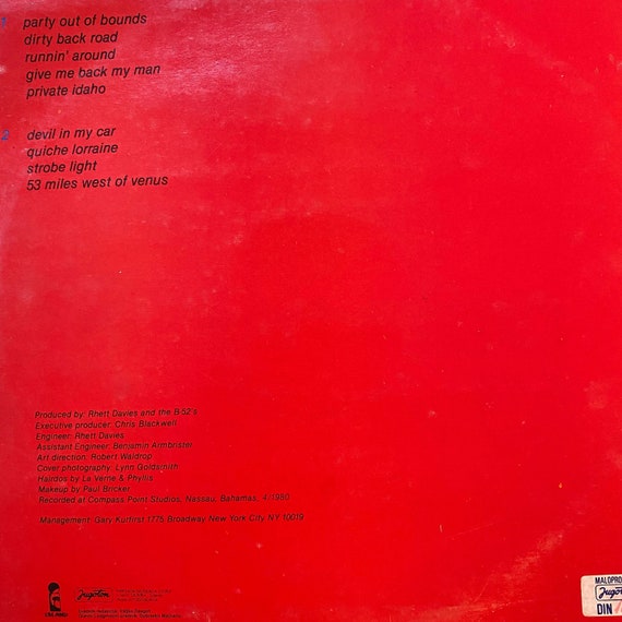 The B52's , Wild Planet / Vinyl - Etsy