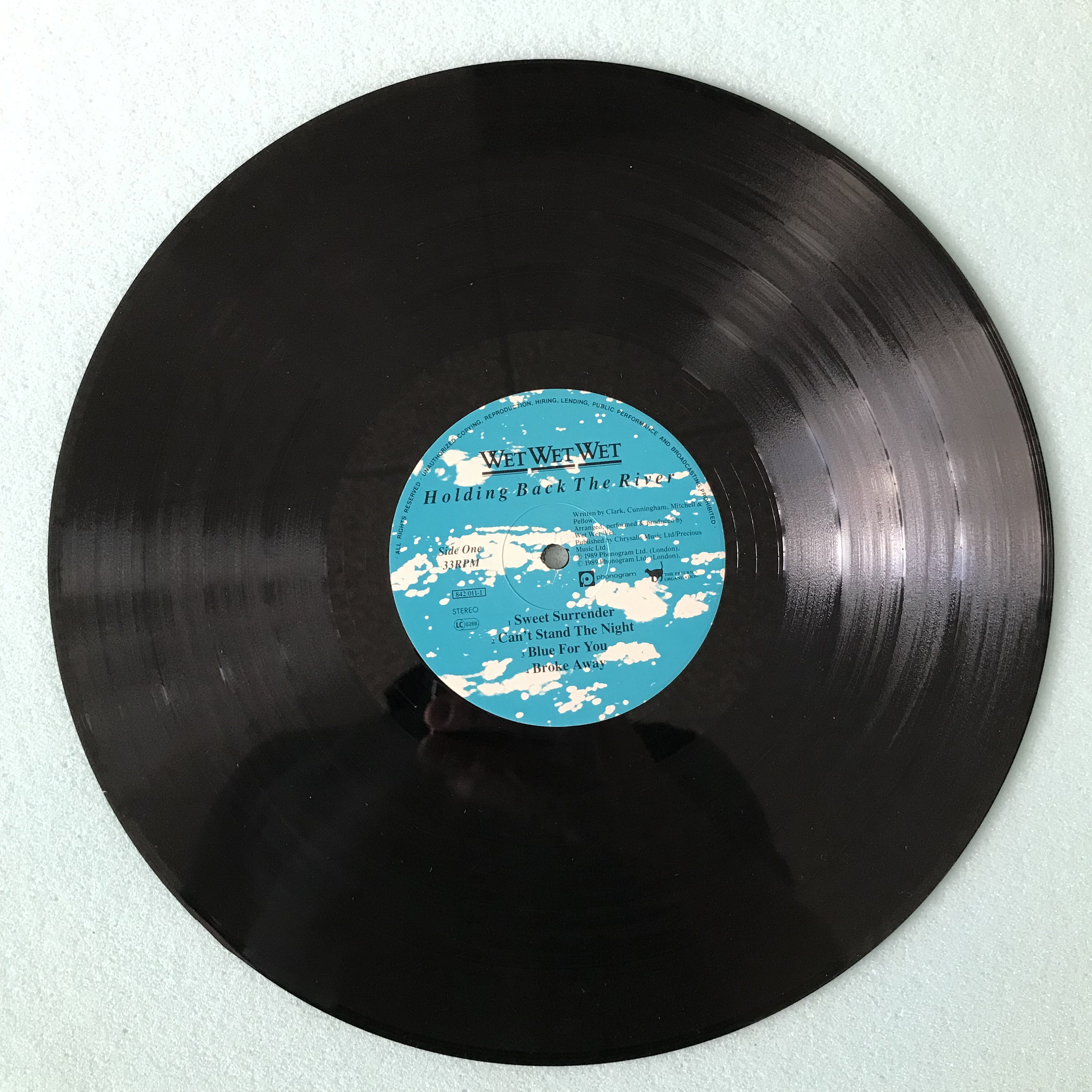 WET WET WET　ホールディング・バック・ザ・リヴァー Wet Wet Wet - Holding Back The River LP (VG/VG) .* | eBay