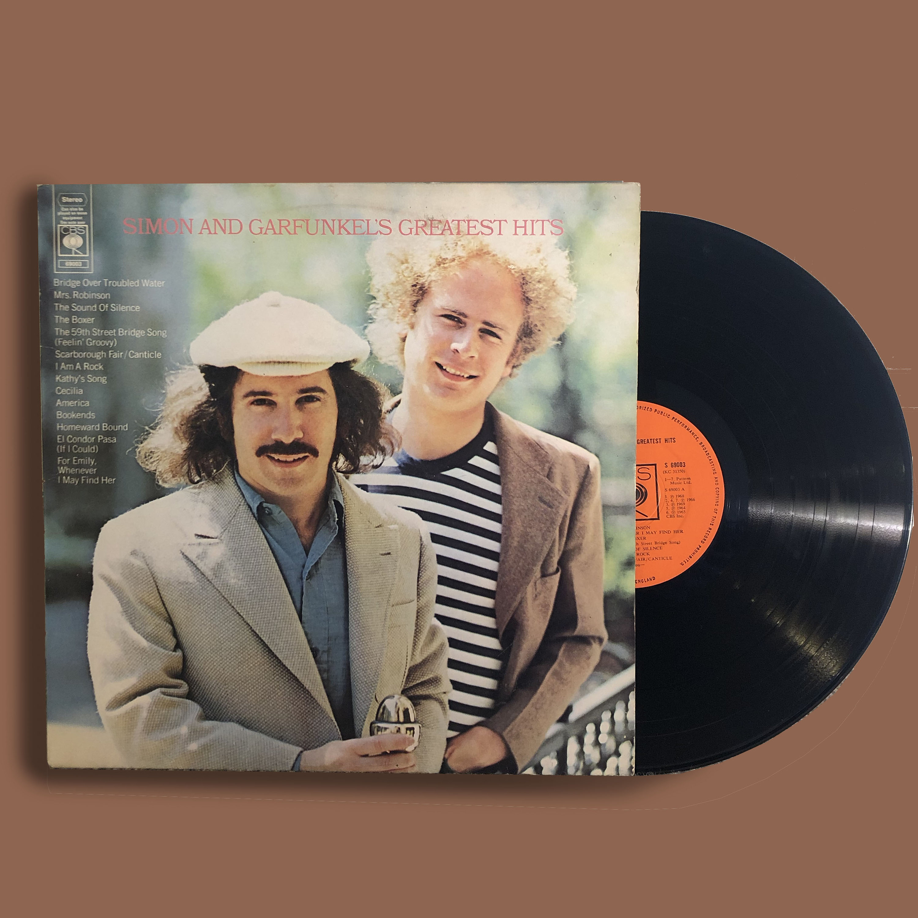 Simon & Garfunkel Greatest Hits Album S 69003 1972 / Vinyl - Etsy