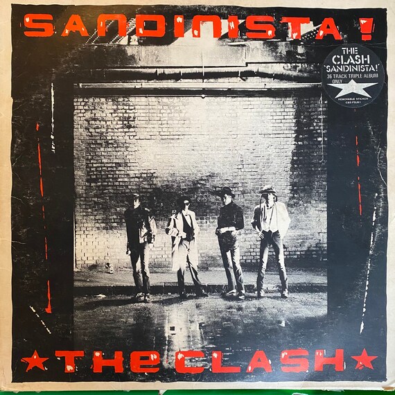 【絶品】 クラッシュサンディニスタビンテージポスターCLASH 洋楽