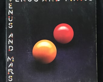 Wings, Venus and Mars. Rare, Original, Authentic, Vintage Poster