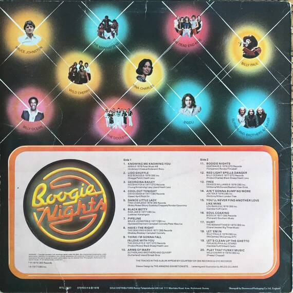Boogie Nights, 20 Original Disco Hits / Vinyl - Etsy