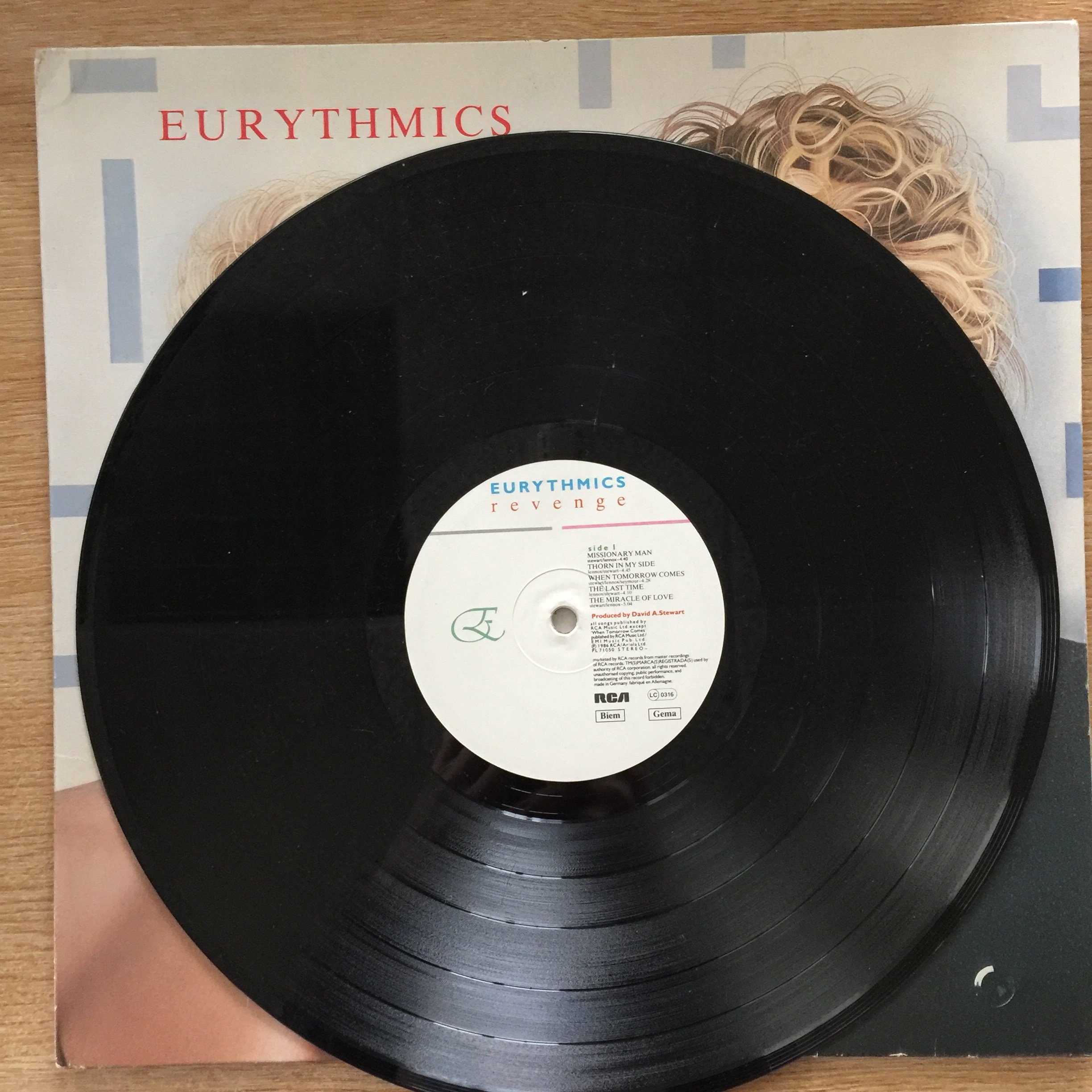 EURYTHMICS - Revenge - Etsy