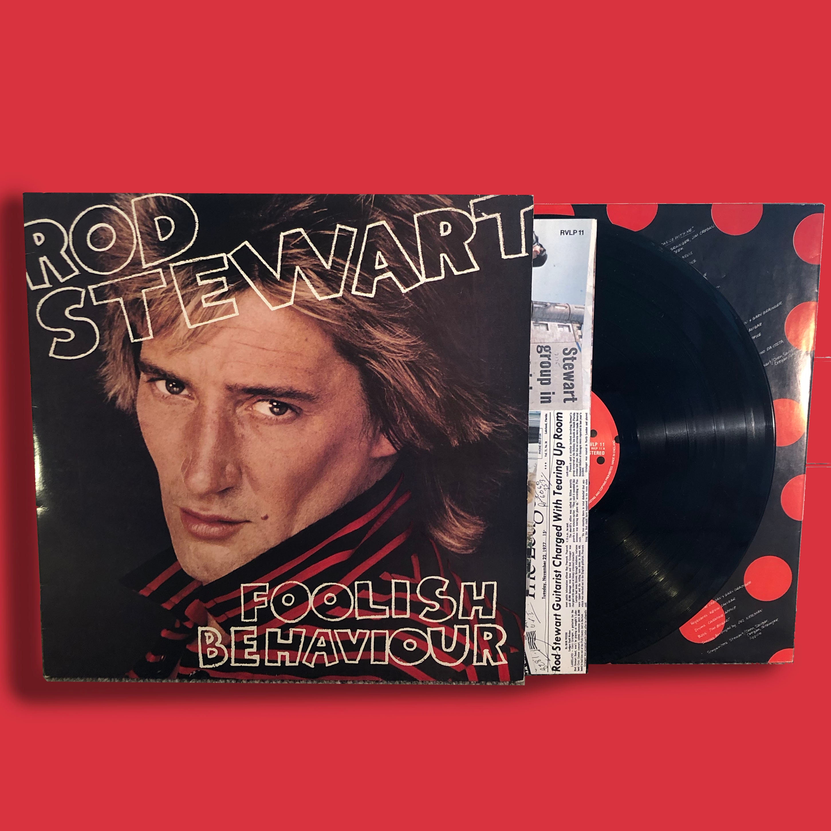 Rod Stewart, Foolish Behaviour Album HS3485 1980 / Vinyl - Etsy