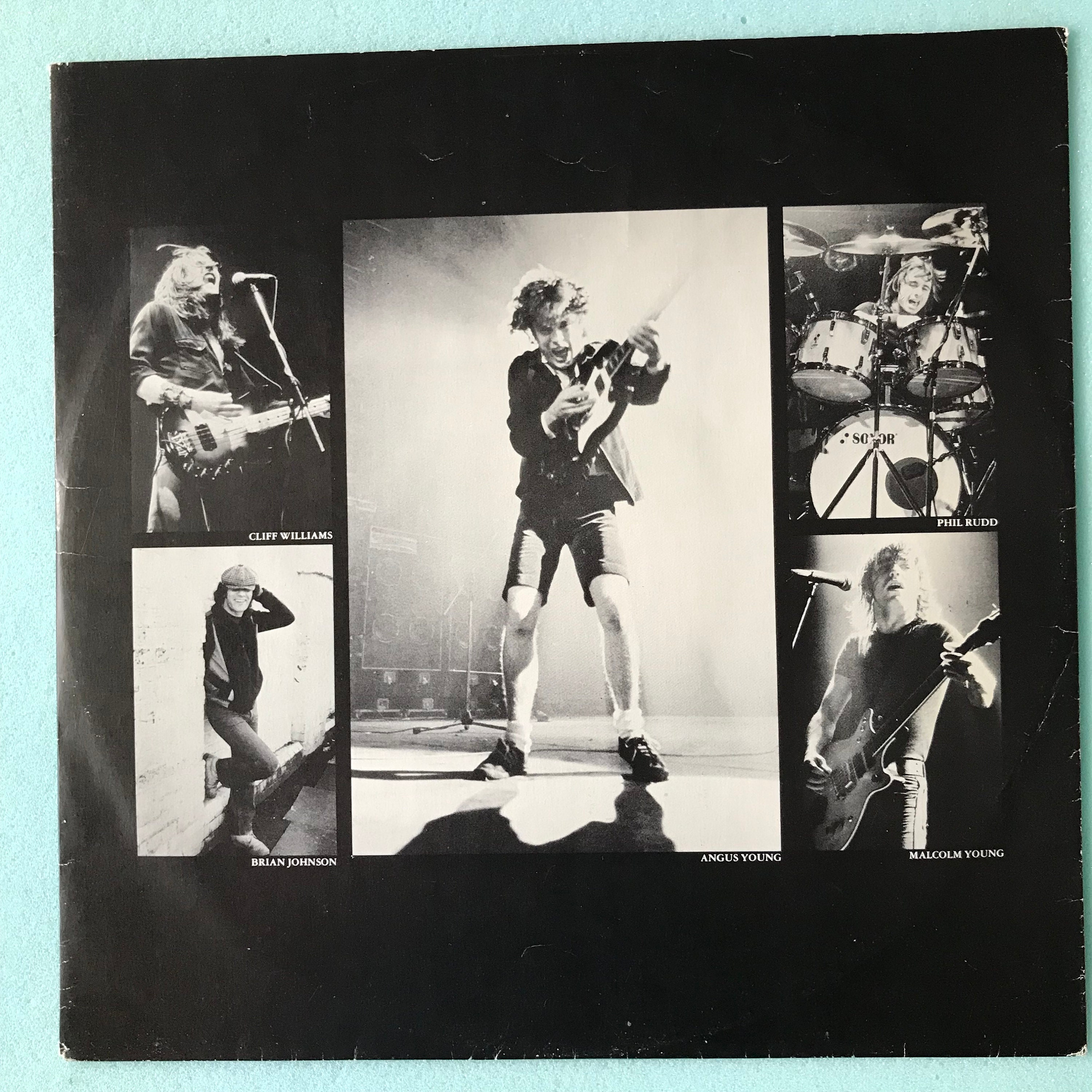 Acdc Back In Black Vinyl Etsy