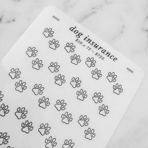 Dog Insurance Savings Challenge, Minimalistic 10 Dollar Cash Saving Pet Emergency Tracker, Laminated Low Amount A6 Personal Budget Binder