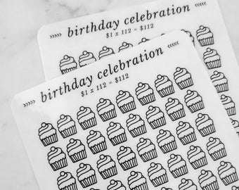 Birthday Savings Challenge: Save 112 Dollars, Zero Based Budgeting, A6 Cash Stuffing Tracker