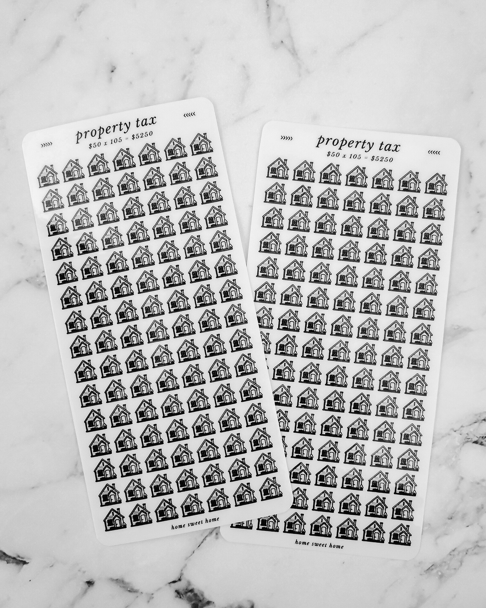 Photo inspiration: Picture Idea: Property Tax Savings Challenge Home Budget Laminated Tracker A6 Cash