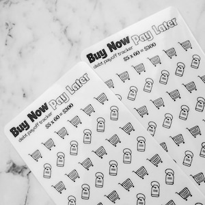 Laminated Debt Tracker Savings Challenge: Cash Envelope Stuffing System