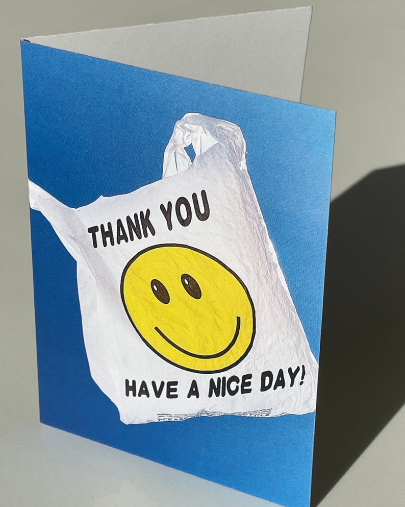 Single Thank You Bag Card image 1