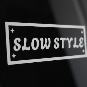 Slow Style Club Decal - JDM - Low & Slow - Car Window Laptop Water Bottle Notebook - Perfect Gift
