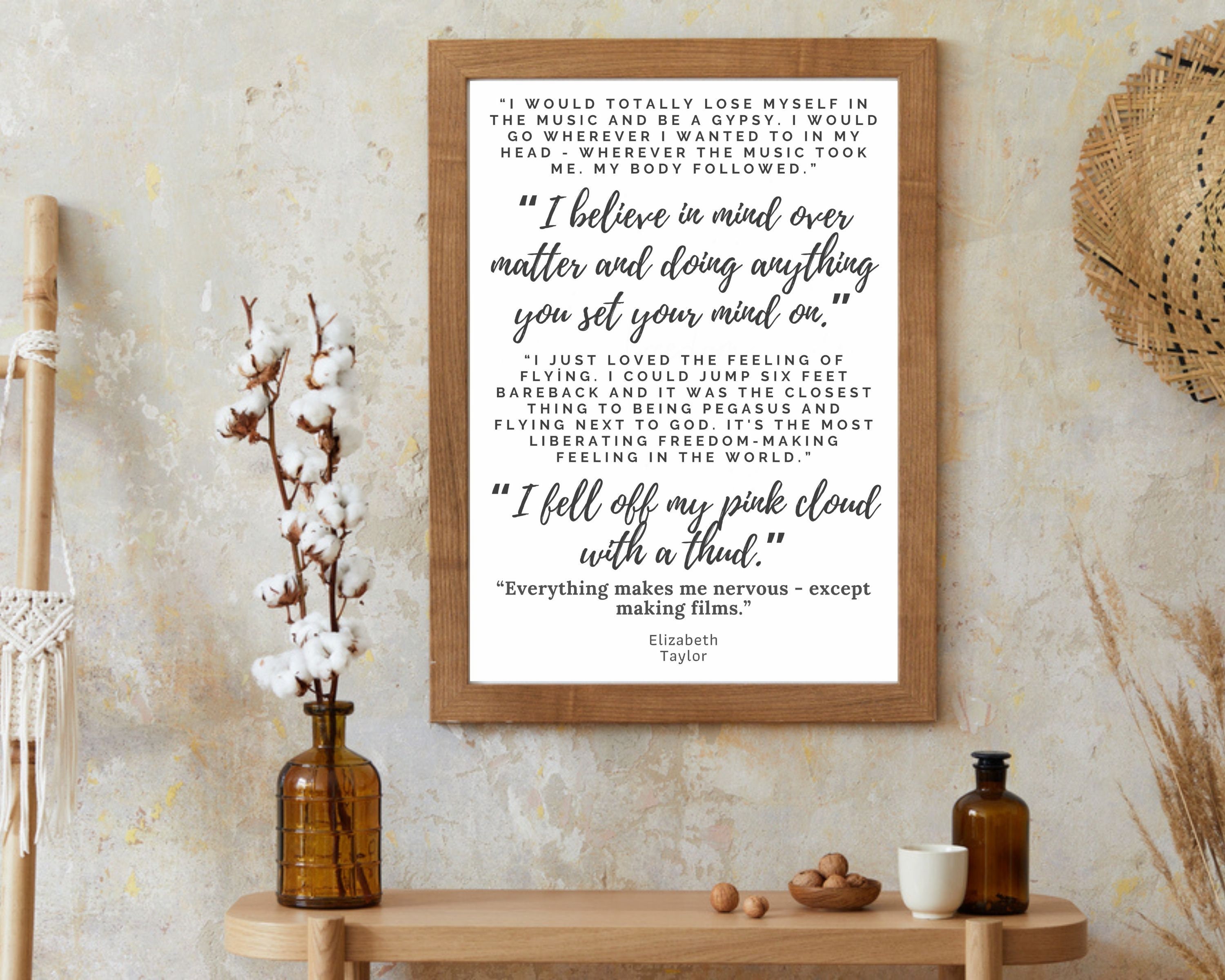 Elizabeth Taylor Quotes Quotes About Life | Etsy