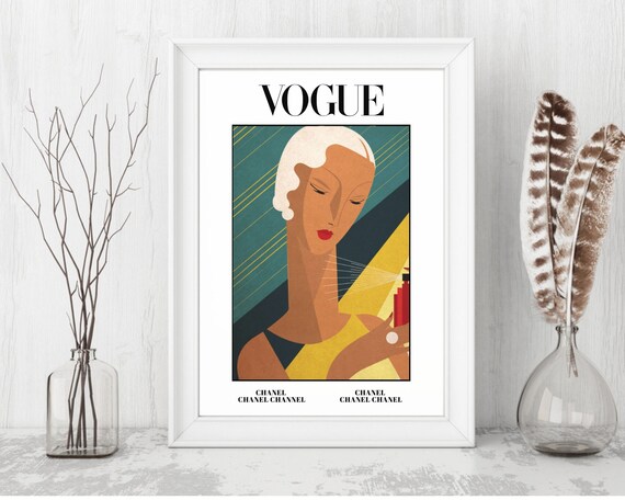 Vogue Print Maximalist Decor Printvogue Printvogue Print 