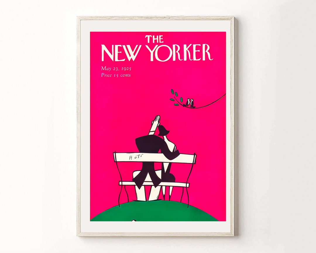 Magazine Cover, New Yorker Poster, New Yorker Print, New Yorker