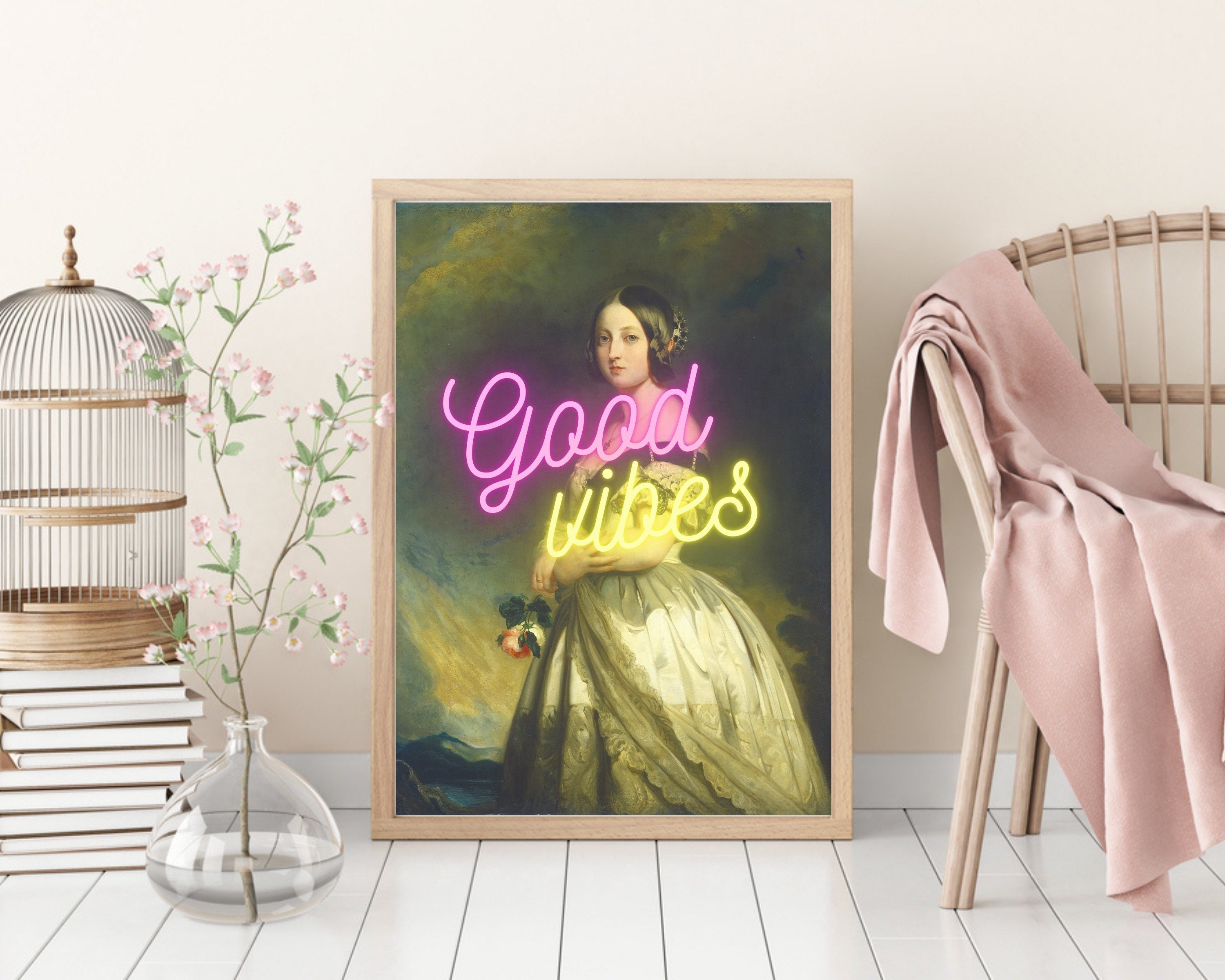 Maximalist Decor, Weird Wall Decor, Surreal Portraitz, Eclectic Gallery