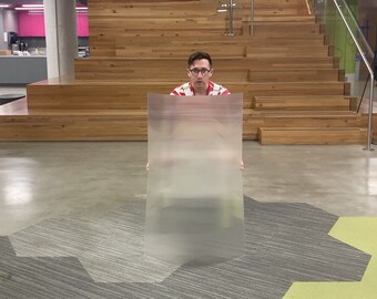 Feuille Lenticulaire Transparente 1M² Pour Effets D'Invisibilité - Magicien, Spectacles, Halloween - 10