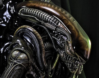 Alien Xenomorph (30 CM) Wall Plaque BIG CHAP collectible - Original Fan Art- rare statue