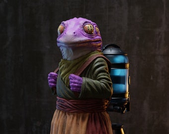 Lady Frog from Mandalorian.  Exclusive Statue