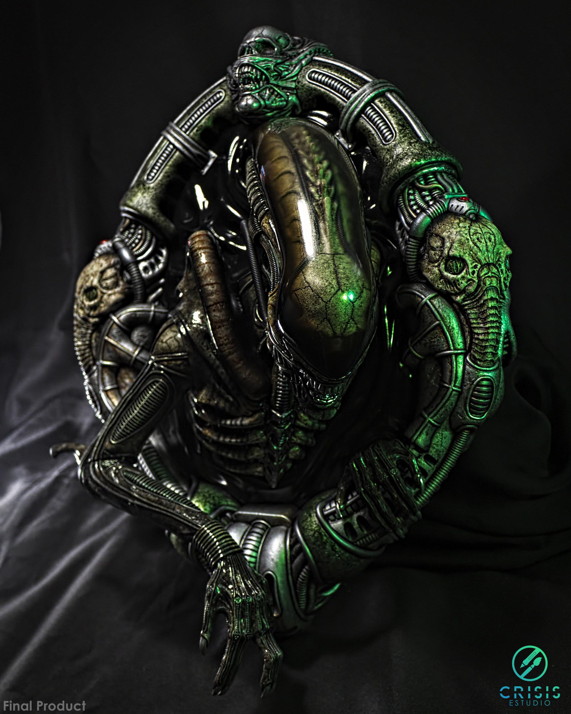 Alien Xenomorph (1/3 Scale) Wall Plaque BIG CHAP Collectible