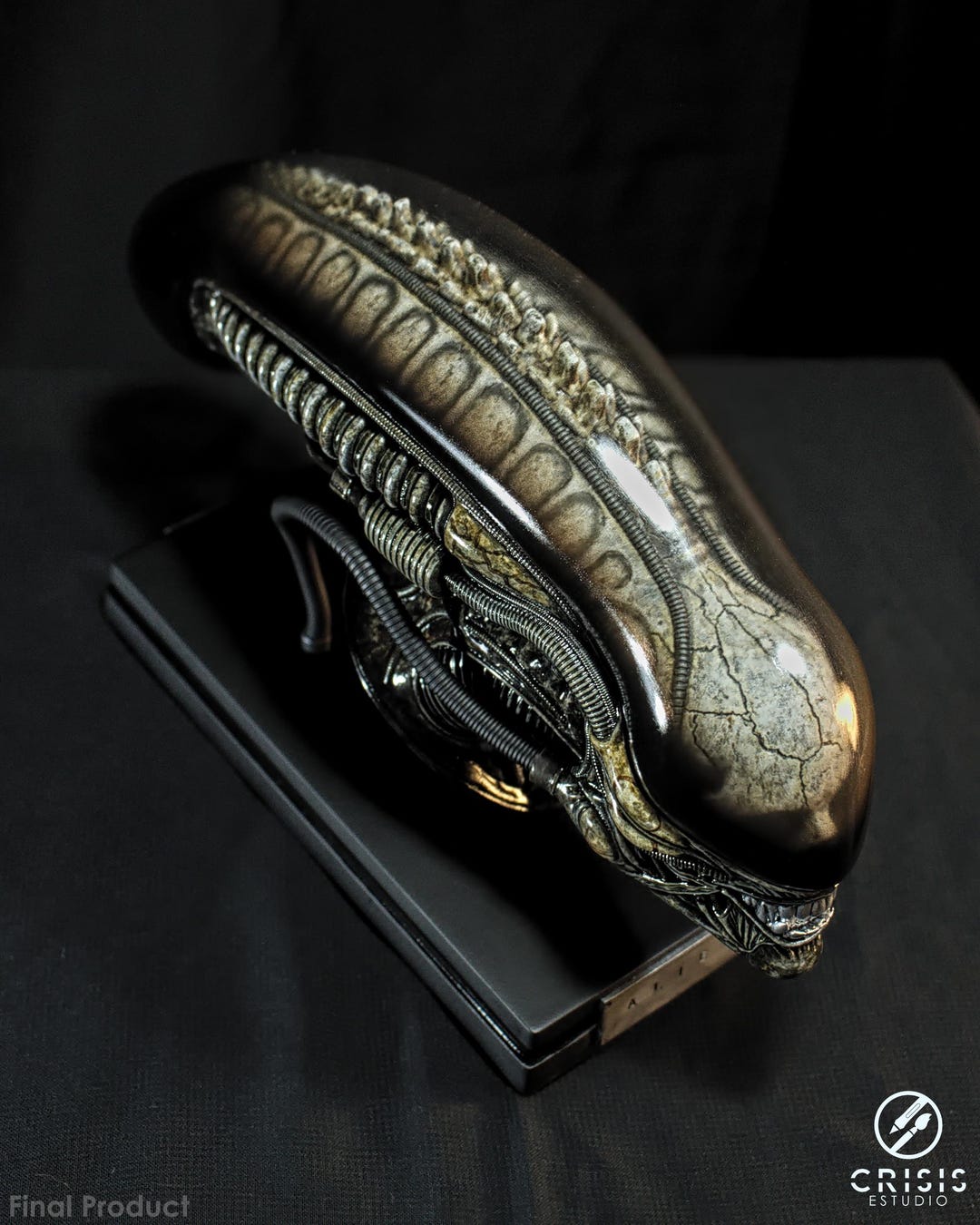 Alien Big Chap Head – Original Author’s Resin Sculpture - Etsy