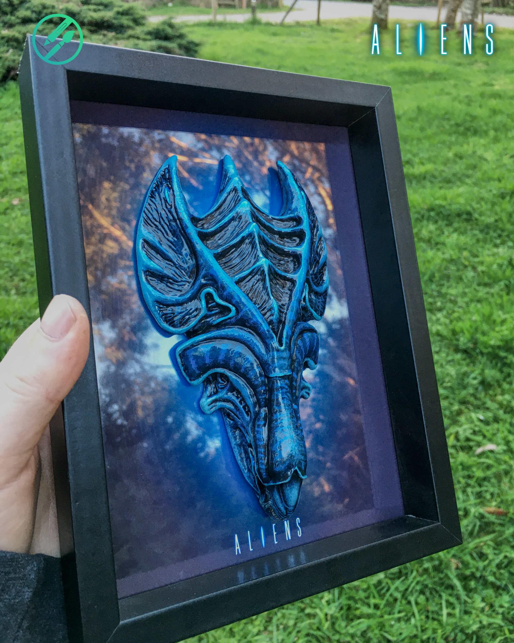 QUEEN ALIEN Resin Head Sculpture - Etsy