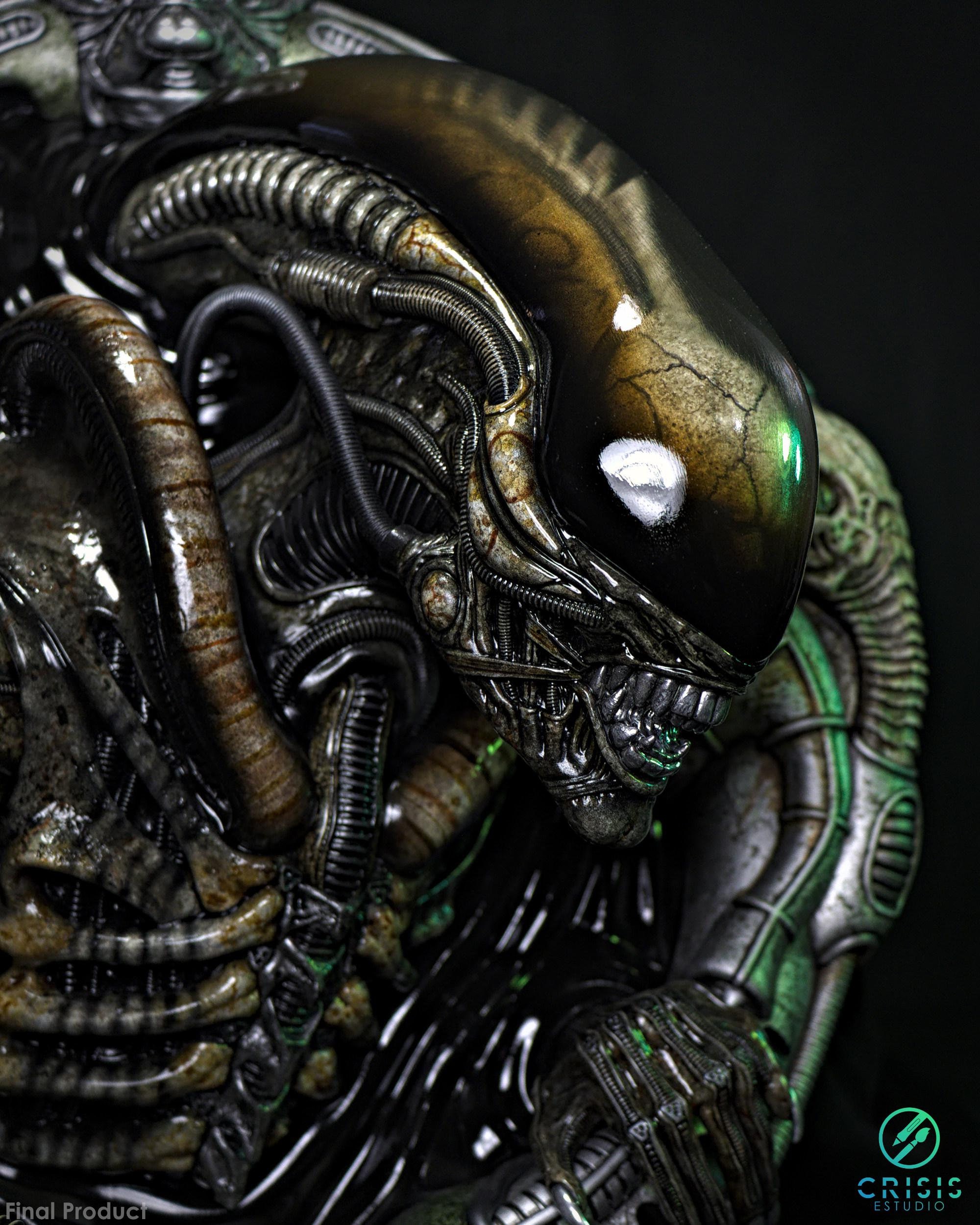 Alien Xenomorph (1/3 Scale) Wall Plaque BIG CHAP Collectible