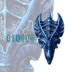 QUEEN ALIEN Resin Head Sculpture