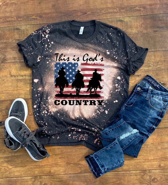 This is God's Country Bleached T Shirt 