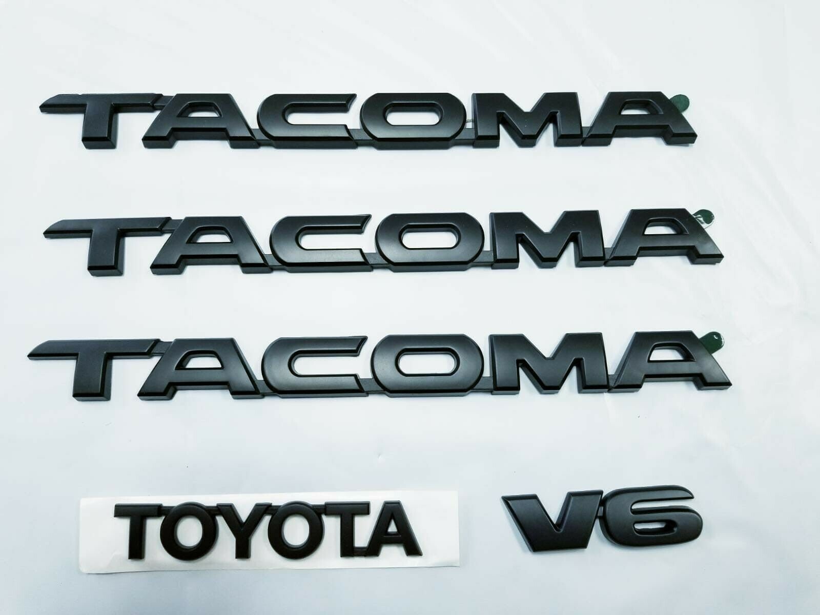 Toyota Emblems 5 Pcs Set/ Doors And Tailgate Black Abs Etsy