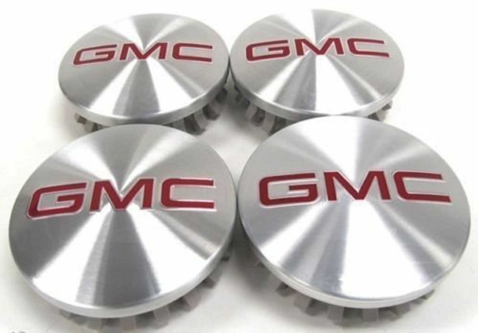 Gmc Brushed Aluminum Wheel Center Caps 22837060 83mm Etsy