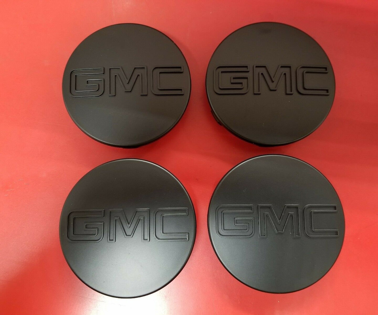 4 Center Caps For GMC Black Sierra Yukon XL Denali Hub Cap Etsy