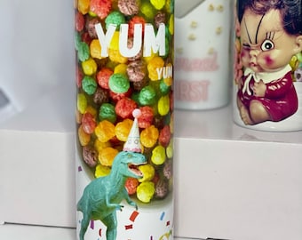 Dinosaur Cereal Tumbler