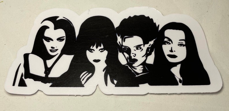 Hollywood Horror Hotties, Ghoul Girls sticker 5 pack image 4