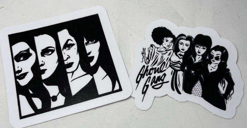 Hollywood Horror Hotties, Ghoul Girls sticker 5 pack image 3