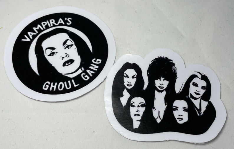 Hollywood Horror Hotties, Ghoul Girls sticker 5 pack image 5